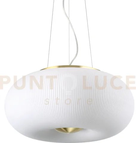 Arizona lampadario a sospensione 3 luci gx53 in vetro bianco soffiato