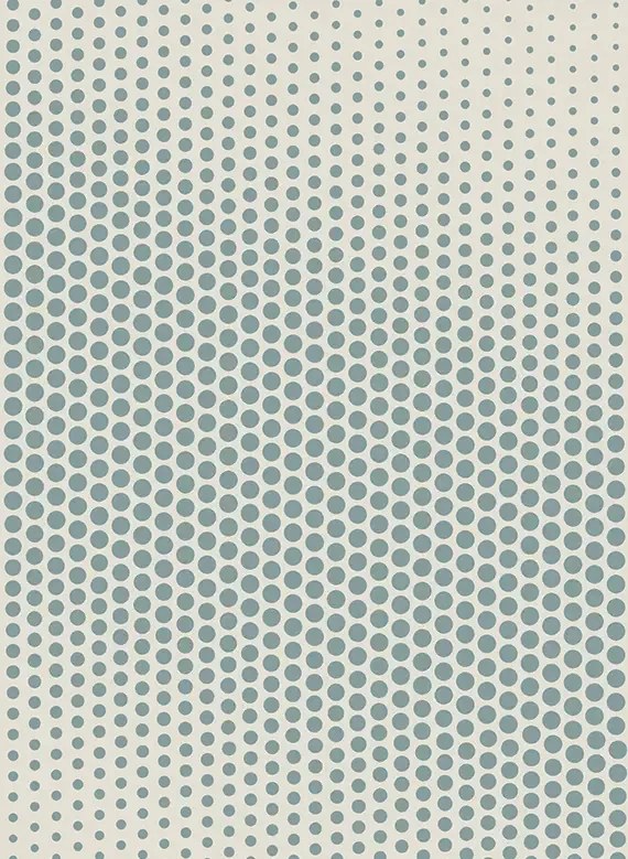 Farrow & Ball Carta da parati Dot - Au Lait/ Sardine