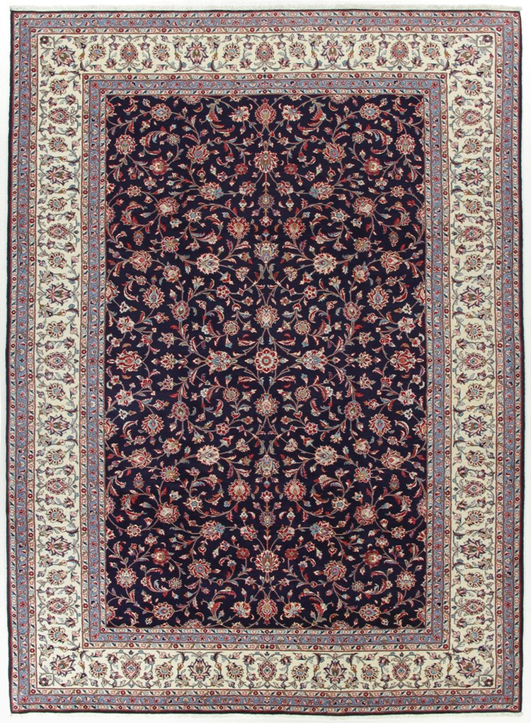 Kashan Tappeto 350x250 (Iran) Annodato A Mano