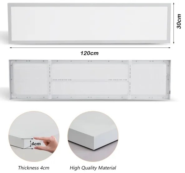 Brilagi - Lampada da bagno LED FRAME LED/50W/230V 3000/4000/6000K IP44 bianca