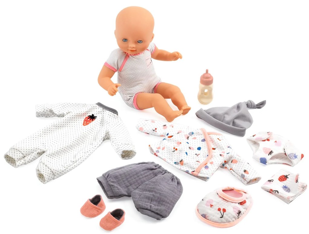 Baby Pomea - valigia con bambola Vanille e accessori