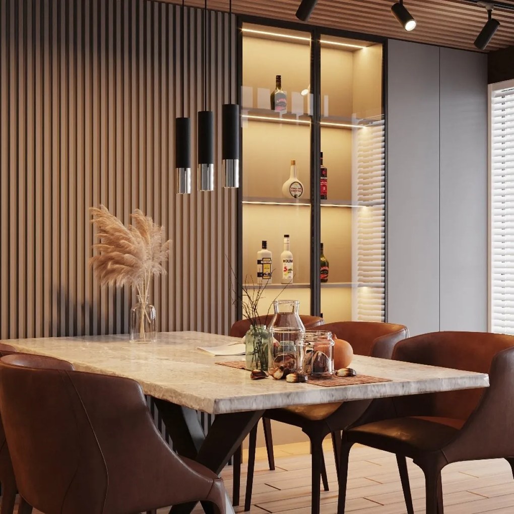 Lampada da Soffitto GU10 in Acciaio LOOPEZ