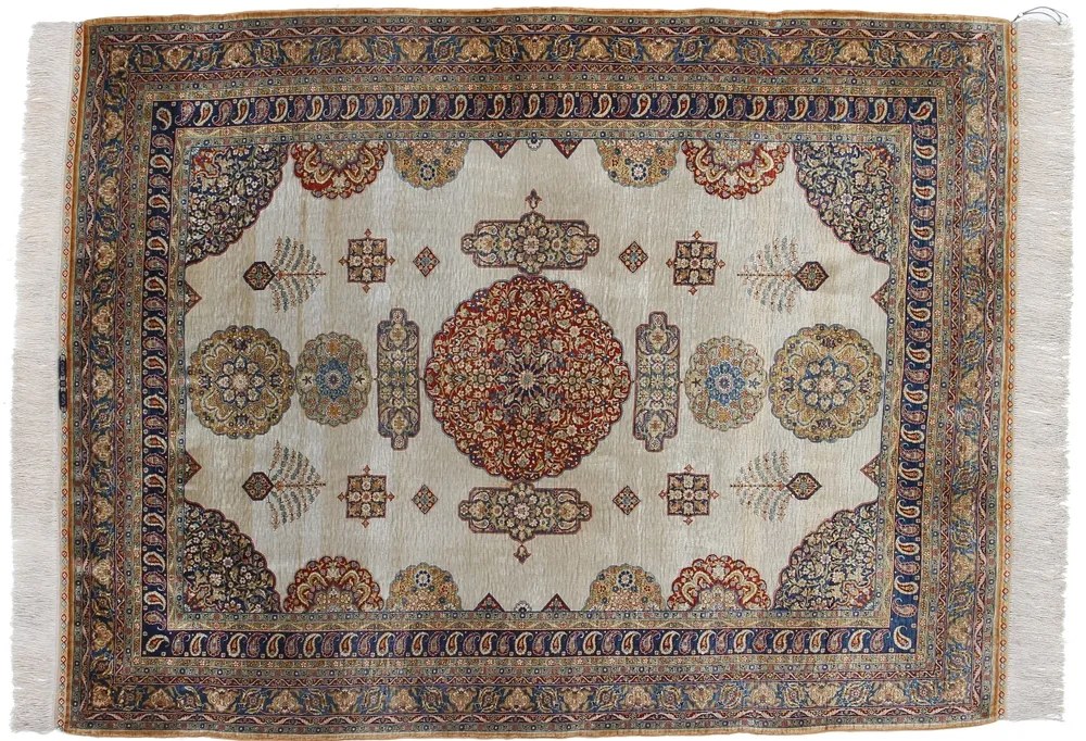 Hereke Tappeto orientale 130 x 170 (Tacchino) Annodato A Mano