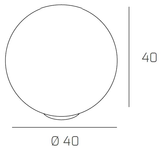 Lampada Scrivania Contemporanea Moon Metallo Cromo Vetro Bianco 1 Luce E27 40Cm