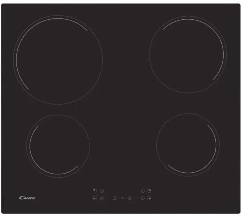 Piastra vitrocéramica Candy 6500W 59 cm, CANDCH64CCB