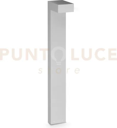Sirio paletto led 3000k 13w  1100 lm ip65 h80cm grigio