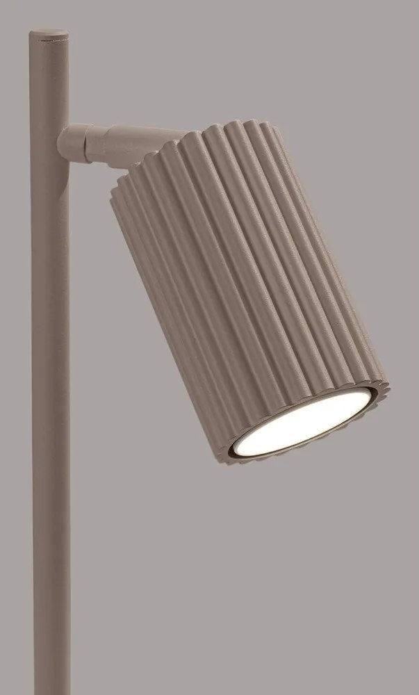 Lampada da tavolo grigio tortora in metallo (altezza totale 43 cm) Gleam – Sollux