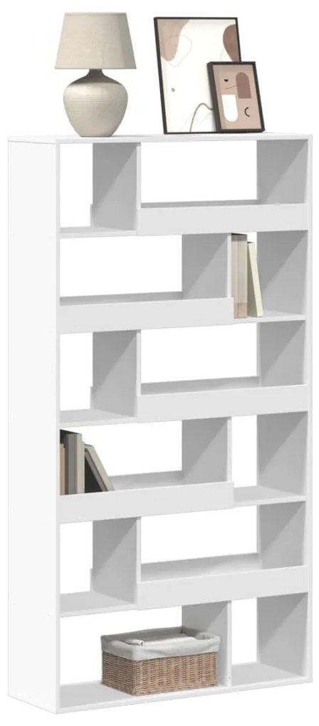 Divisorio Stanza Bianco 100x33x187,5 Cm İn Truciolato /
