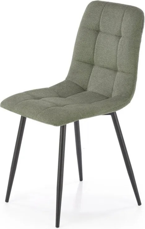 Sedia K560 tessuto oliva H88 cm