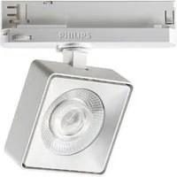 Proiettore Square Pov Metallo Bianco 1 Luce 22W 3000K Luce Calda