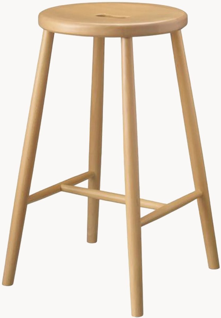 Sgabello alto in legno di faggio J27C