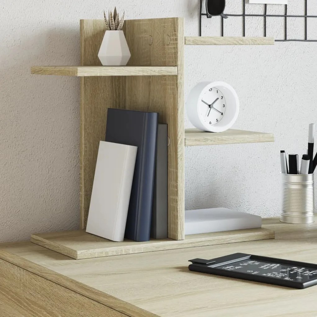 Organizer Scrivania Rovere Sonoma 42x21,5x42 Cm Multistrato /