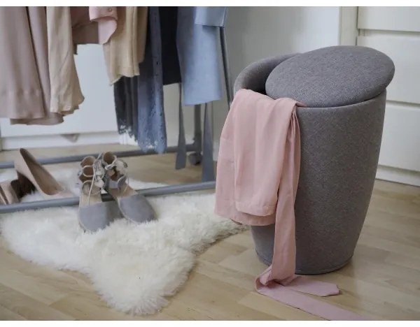 WENKO 22448100 - Sgabello CANDY 36x50,5 cm grigio/nero