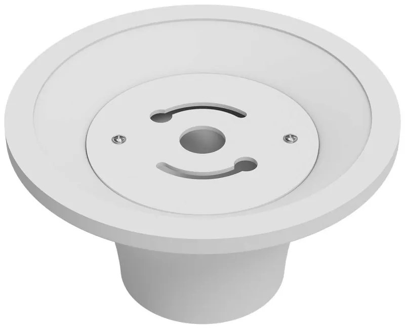 Plafoniera LED GU10 e GU5.3 in Gesso Pitturabile Rotonda Ø167x90mm Base GU10