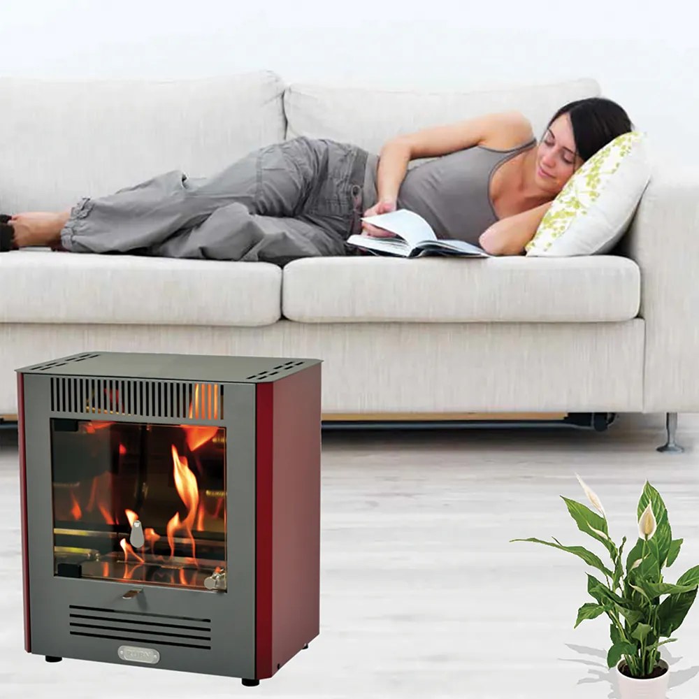 Stufa 2300W a Bioetanolo Mini Ruby Bordeaux