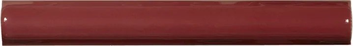 Listello in gres naturale Chic Carmin L 15 x L 2 cm, sp. 13 mm, rosso lucido