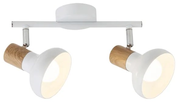 Rabalux 5944 - Faretto HOLLY 2xE14/40W/230V bianco