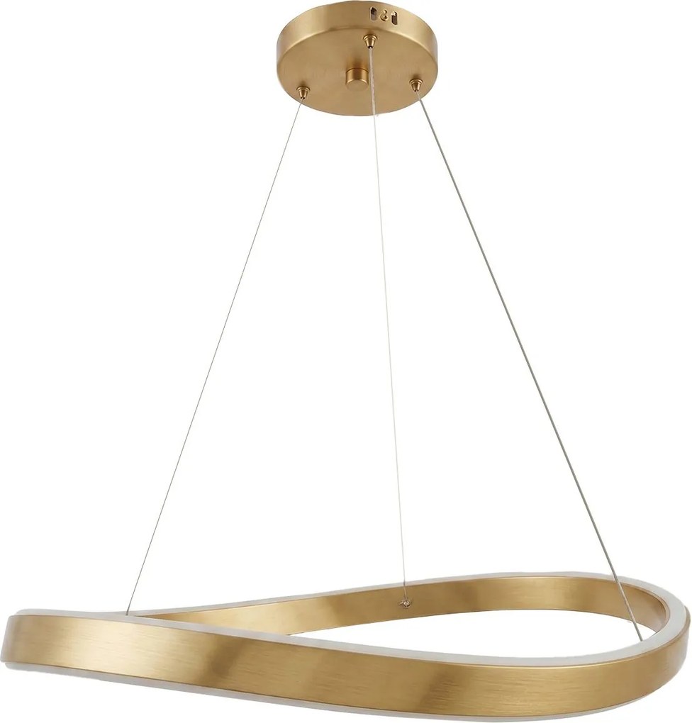 LAMPADA A SOSPENSIONE DA SOFFITTO SWE069-CP 80cm BRUSH GOLD