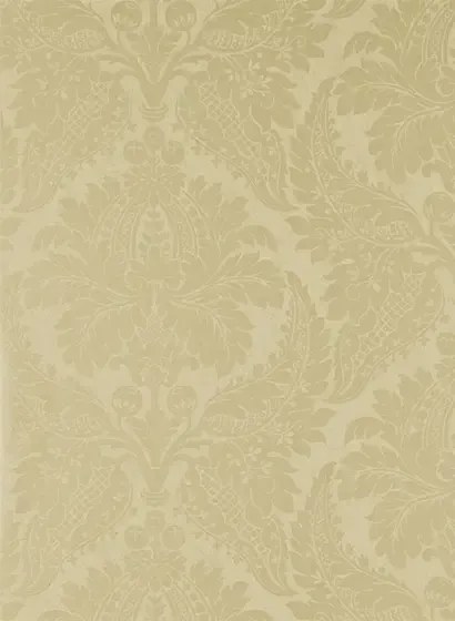 Tapete Malmaison Damask von Zoffany - Champagne