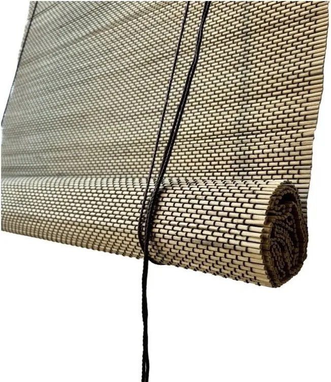 Tenda a pacchetto di colore naturale in bambù 200x160 cm Lyra – Gardinia