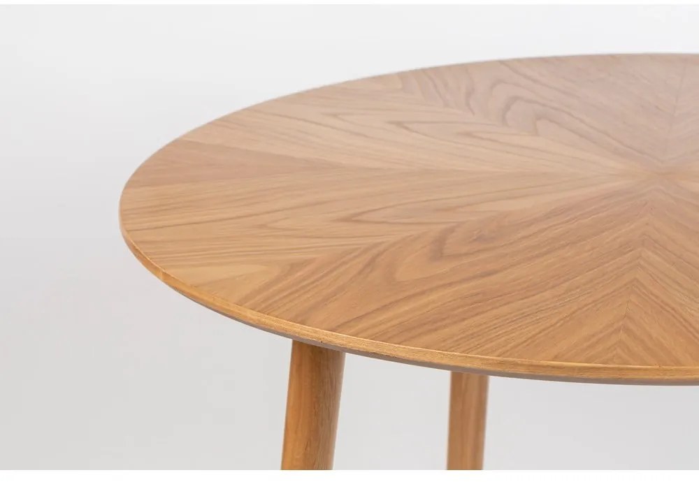 Tavolo da pranzo rotondo con piano in rovere ø 100 cm Fabio - White Label