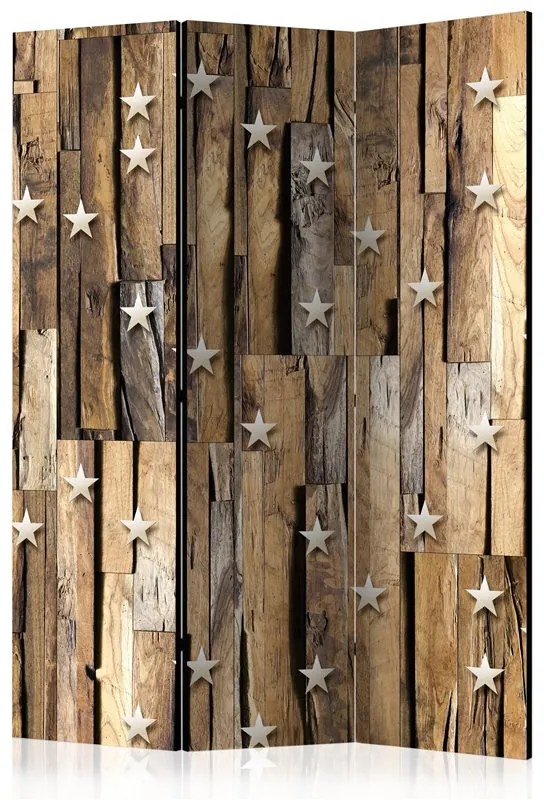 Paravento  Wooden Constellation [Room Dividers]  Colore Marrone, Dimensioni e Misure 135x172