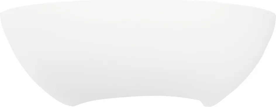 Applique da Parete E14 Curva Moderna in Gesso Pitturabile