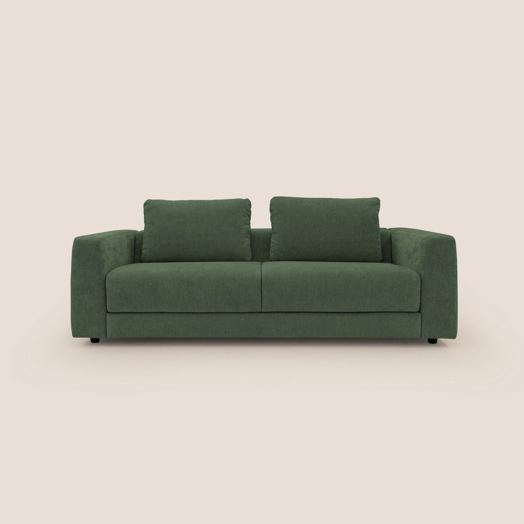 Freia Divano letto minimal materasso h15 cm con morbidi schienali in tessuto impermeabile T14