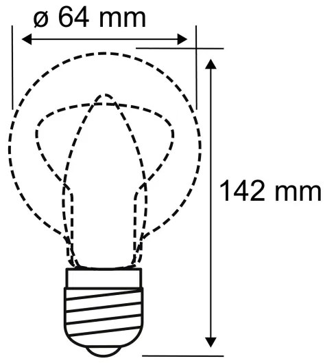 Lampadina LED INNER ST64 E27/3,5W/230V 1800K - Paulmann 28880