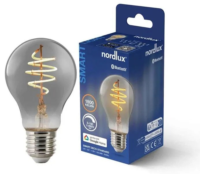 Lampadina Smart LED 4,7W (100lm) E27 Deco Smoke - Nordlux