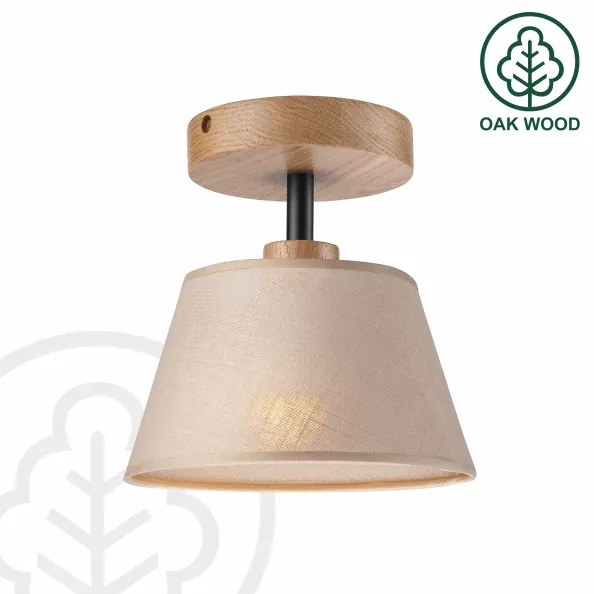 Lampadario ANTONIO 1xE14/60W/230V beige a soffitto