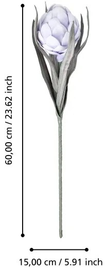 Eglo 428127 - Fiore artificiale MOLAVE 60 cm viola