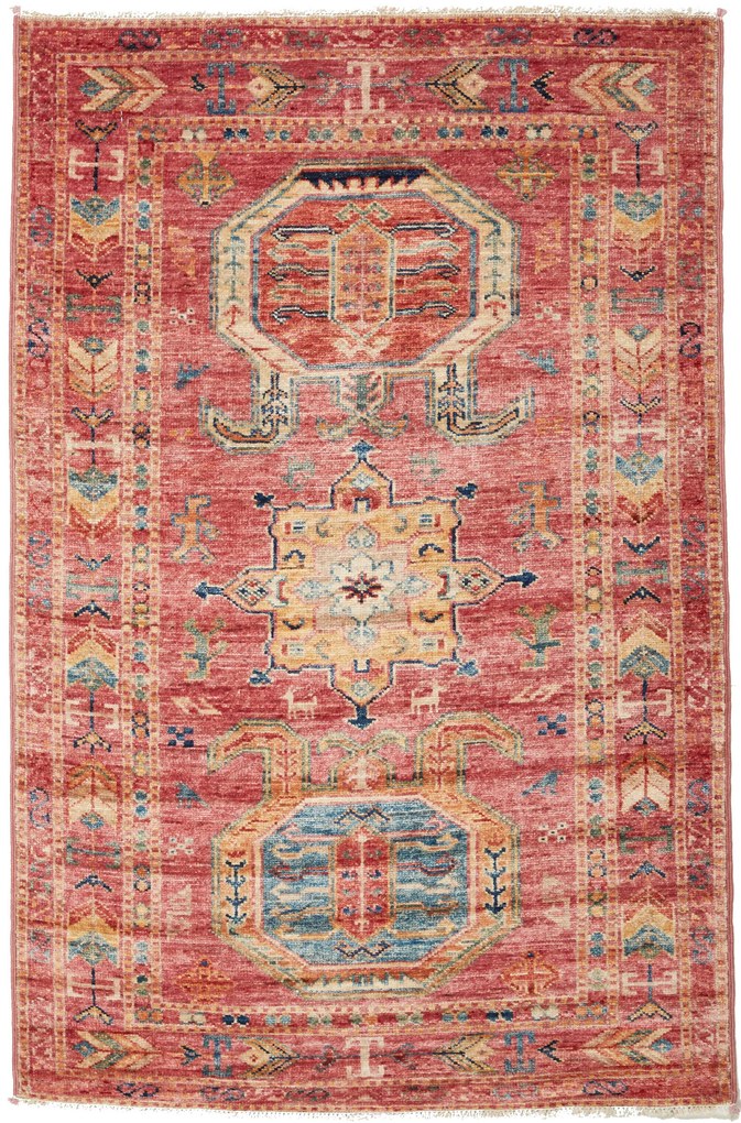 Kazak Tappeto orientale 80x130 (Pakistan) Annodato A Mano