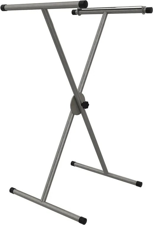 Gamba per mobili a X STEELMI Ibex regolabile in acciaio trasparente lucido L 60 x P 58 x H max 110 cm