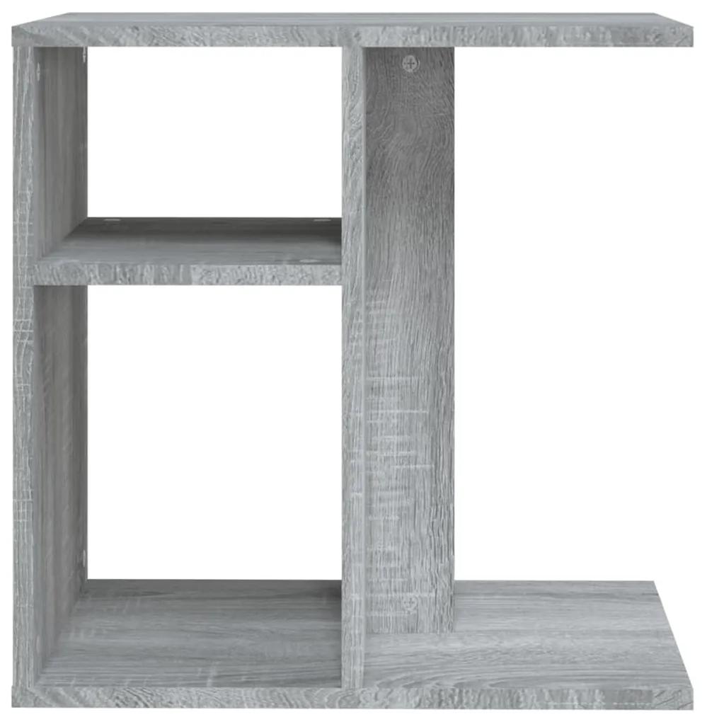 Tavolino Grigio Sonoma 50x30x50 cm Legno Multistrato
