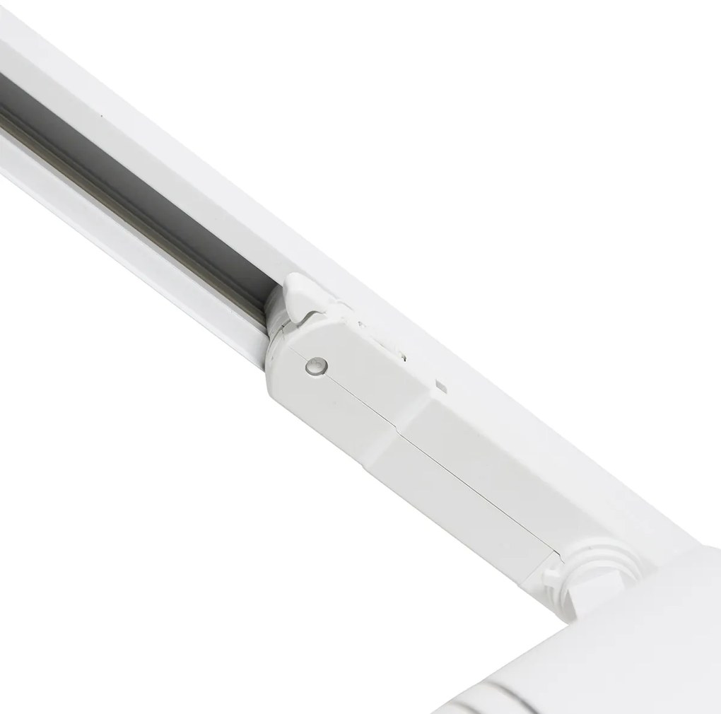Sistema a binario moderno trifase bianco con 4 faretti 3000-4000K - Ruler 38