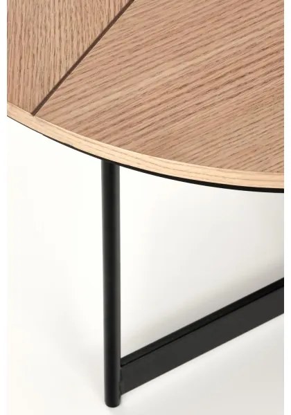 Tavolino KARIDA 41x80 cm beige/nero