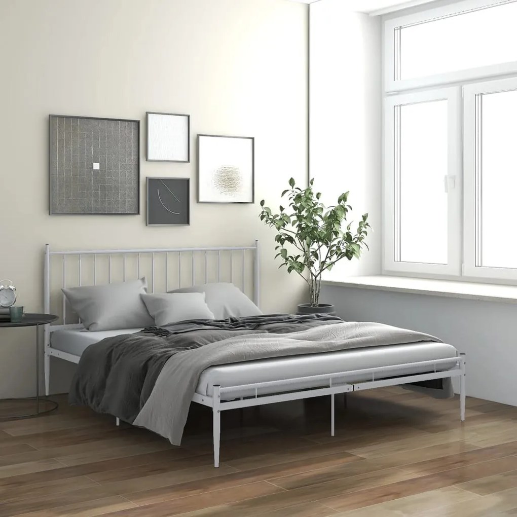 Giroletto Bianco İn Metallo 180x200 Cm /