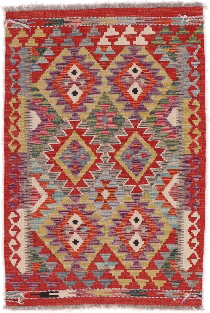 Kilim Tappeto 120 x 80 (Afghanistan) Tessuto A Mano