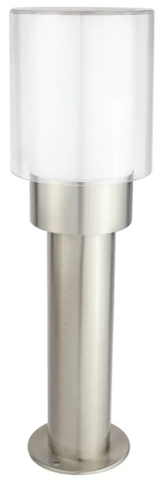 Paletto da Giardino 40cm di Design in acciaio INOX IK06 IP54 base E27