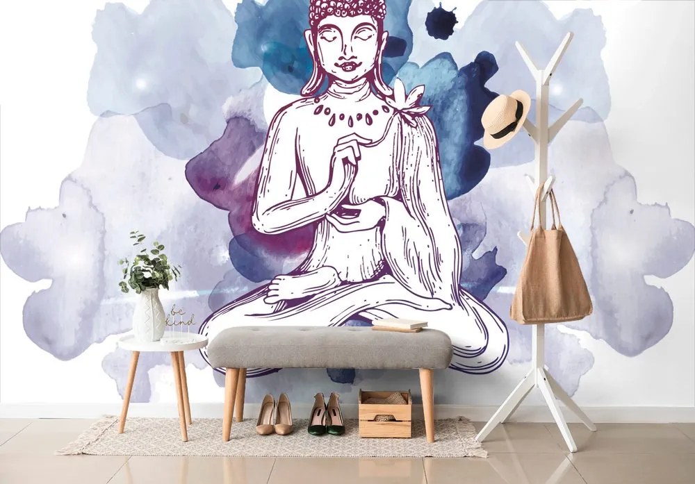 Carta da parati autoadesiva – Illustrazione di Buddha