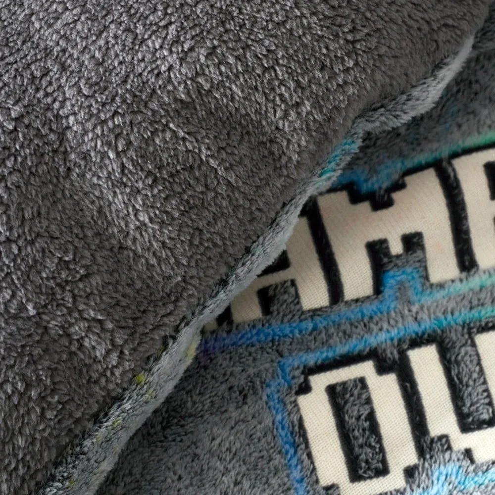 Biancheria da letto per bambini con effetto luminoso per letto singolo in micro felpa 135x200 cm Game Over - Catherine Lansfield