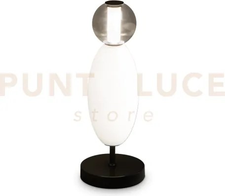 Lumiere lampada da tavolo led 3000k 18w 2250lm in metallo e vetro