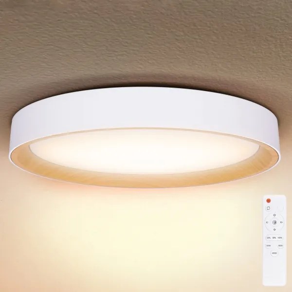 Brilagi - Plafoniera LED dimmerabile LARIOS LED/72W/230V bianca, diametro 59 cm + telecomando