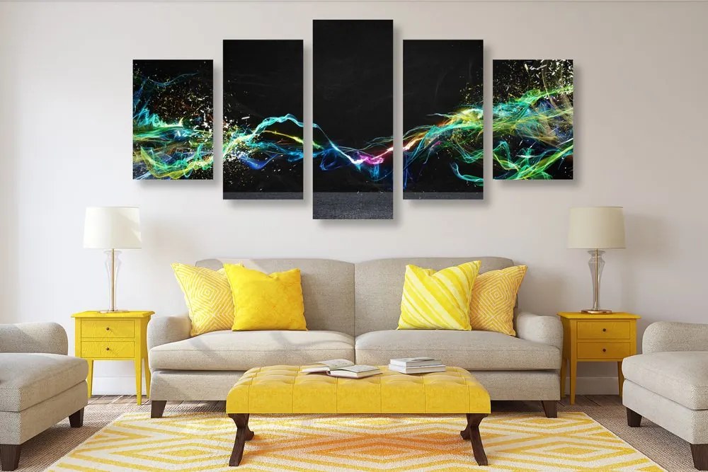 Quadri 5 pezzi – Astrazione moderna
