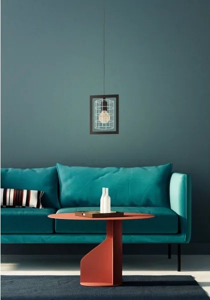 Eglo 43662 - Lampadario su corda  JUBILY 1xE27/40W/230V