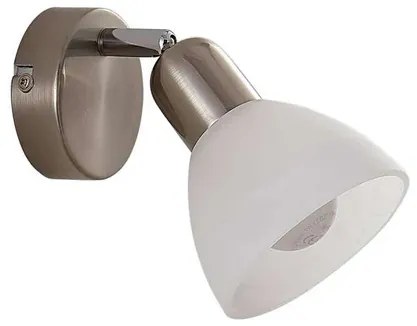 Paulina LED Applique da Parete Satin Nickel/White - Lindby