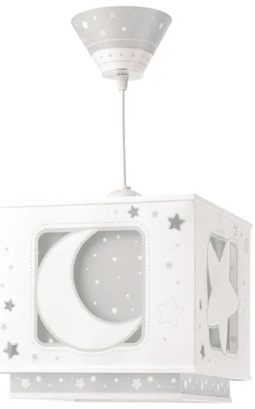 Dalber 63232E - Lampadario per bambini MOON LIGHT 1xE27/60W/230V