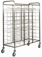 Carrello porta vassoi servizio self service 30 vassoi universale RS0473