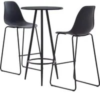 Set da Bar 3 pz in Plastica Nero 279714